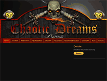 Tablet Screenshot of chaoticdreams.org